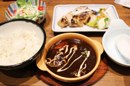 the cuisine photo of japanese set meal at japanの写真素材