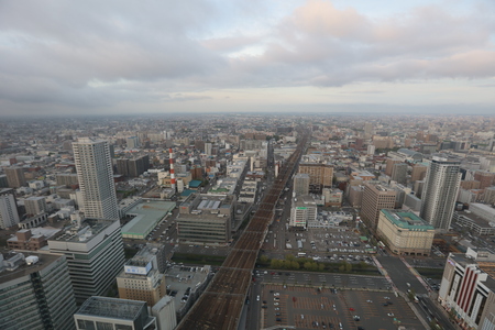 one of the most popular tourist destinations in Sapporo, Hokkaidoのeditorial素材