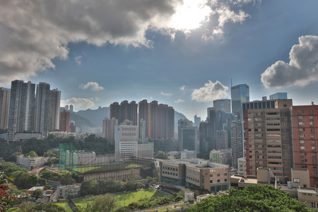 the tai hang , So Kon Po, Causeway Bayの写真素材