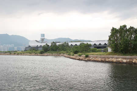 the Kai Tak Cruise Terminal at kowloon cityのeditorial素材