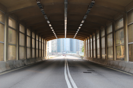 the Sha Tsui Rd and Chai Wan Kok high wayのeditorial素材