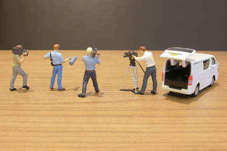 the fun of movie marker of toy figureの写真素材