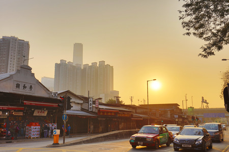 the Yau Ma Tei Wholesale Fruit Market 2017のeditorial素材