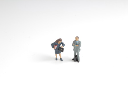 the small business people of a figureの写真素材