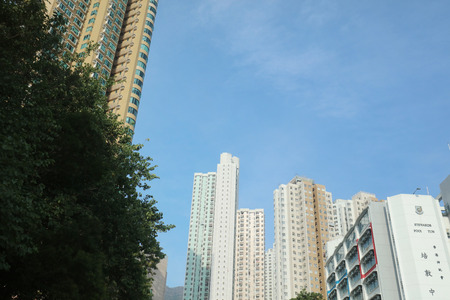 a  public house hong kong Estate Tsz Wan Shanのeditorial素材