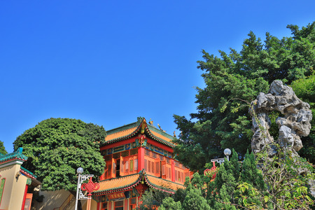 a  Ching Chung Koon is located in Tuen Mun, Hong Kong.の写真素材