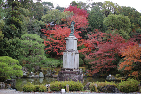 Peaceful Japanese Zen Garden with Pond