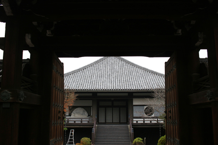 the Temple at kyoto at the japanのeditorial素材