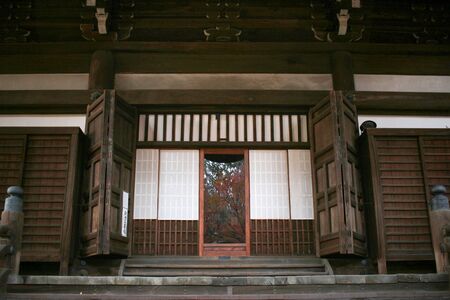 autumn in the Shinnyo do Temple in Kyotoのeditorial素材