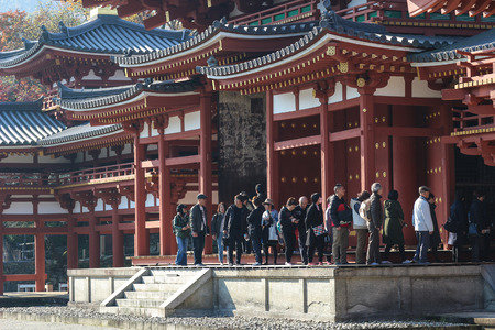 the Kyoto, Japan at Byodo in Templeのeditorial素材