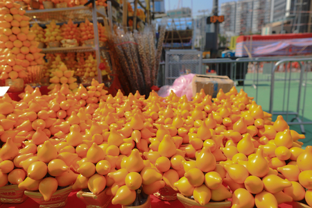 flower market during the Chinese New Year.の写真素材