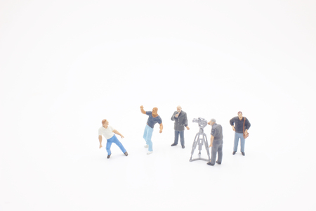 the tiny of figure theme broad cast with showの写真素材