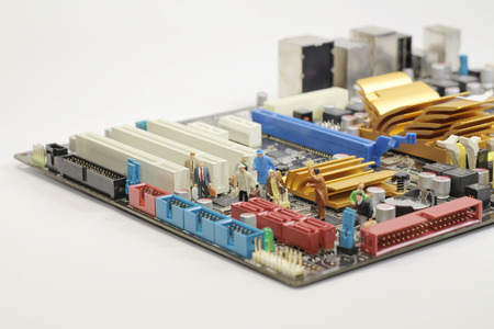 the fun of figure across the cmputer boardの写真素材