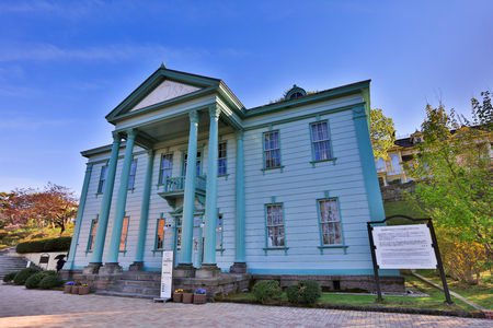 city Museum of Photographic History in Motomachi park in Hakodateのeditorial素材