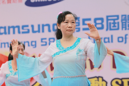 the people practising martial artsのeditorial素材