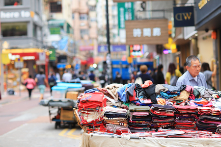 the out door market at  Jardine's Crescentのeditorial素材