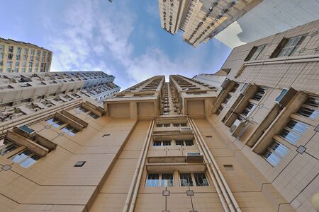 the city view of Shek Tong Tsui hkのeditorial素材