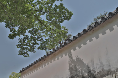 the castle tower at Okayama Castle japanのeditorial素材