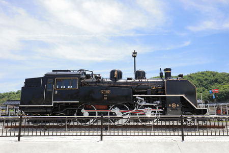 80 C11 Steam Locomotive Trainのeditorial素材