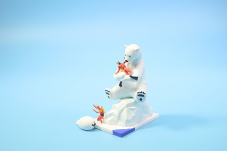 the theme of North Pole wildlife animal figureの写真素材