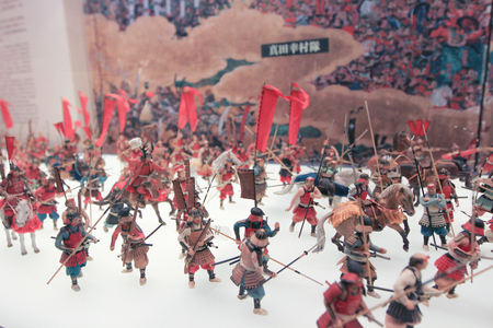 the figure of the amry at Osaka castleの写真素材