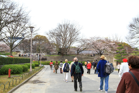 the place of Osaka Castle plum gardenのeditorial素材