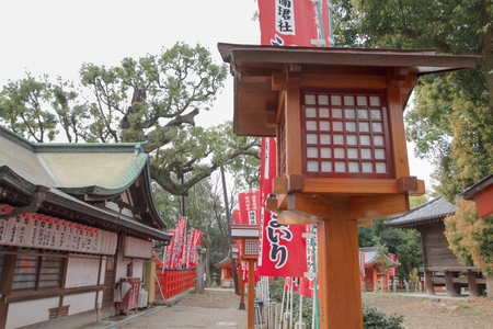 main shrine is designed in the oldest of shrineのeditorial素材