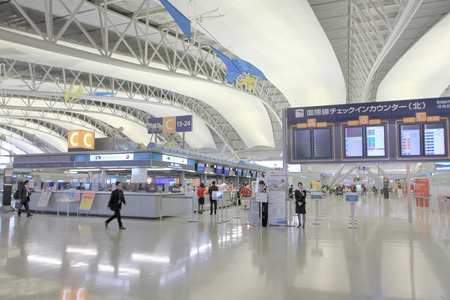 a Japan most important international airports.のeditorial素材