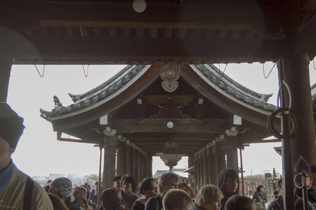 a Kiyomizu Dera Temple in Kyoto japanのeditorial素材