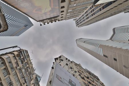 the city of building of Causeway Bay hkのeditorial素材