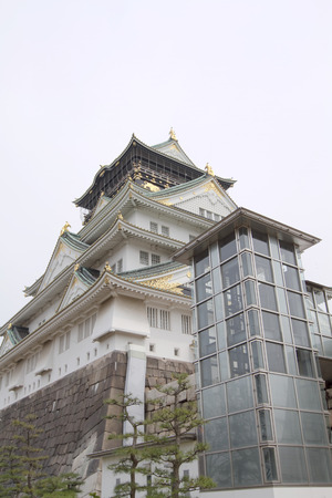 Osaka castle cherry blossom season at Osakaのeditorial素材