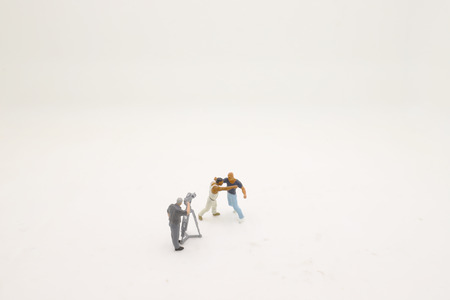 a mini of figure theme broad castの写真素材