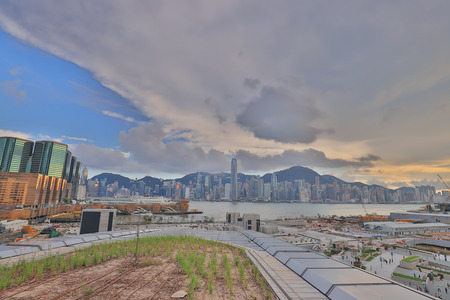 a Roof garden at High speed railway stationのeditorial素材