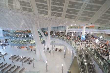 High speed railway linking hk and mainland Chinaのeditorial素材