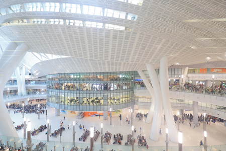 the people visit station at the Open Days.のeditorial素材