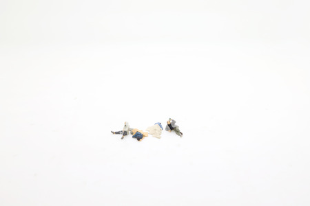 the poor guy figure of the Beggarの写真素材