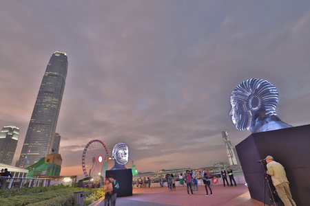 a Hong Kong Pulse Light Festival 2018のeditorial素材