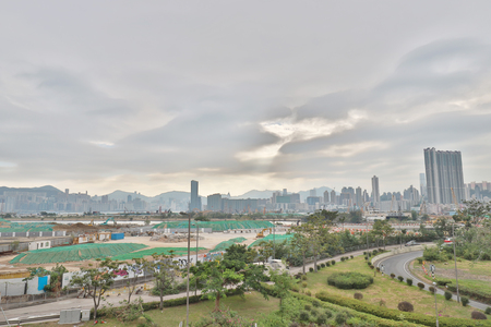 the new develop of kai tak at hkのeditorial素材