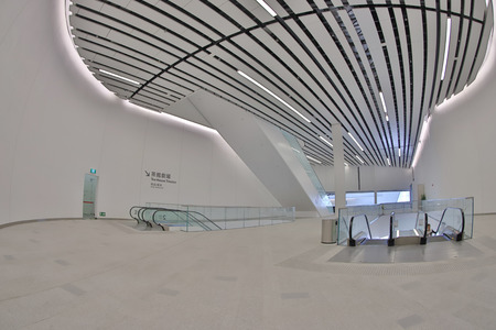 Xiqu Centre House at a west kowloonのeditorial素材