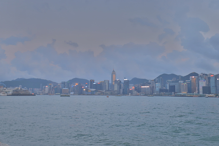Hong Kong, 22 April, 2019: west kowloon at hong kongのeditorial素材
