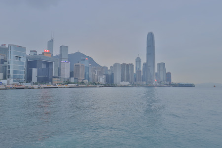 Hong Kong,1 may, 2019: modern Hong Kong skyline