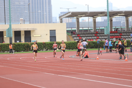 athlete in running competitionのeditorial素材