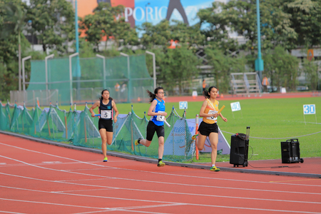 athlete in running competitionのeditorial素材