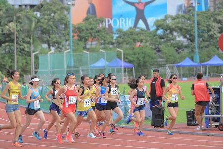 Hong Kong, 18 may 2019: The inter-district sports competitions of the 7th hong kong Game.のeditorial素材