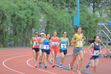 Hong Kong, 18 may 2019: The inter-district sports competitions of the 7th hong kong Game.のeditorial素材