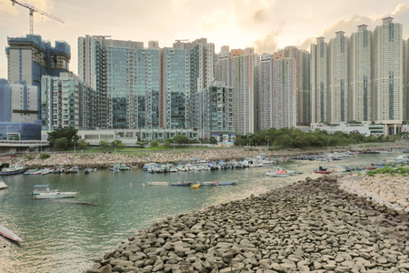 20 June 2019 hong kong Tseung Kwan Oのeditorial素材