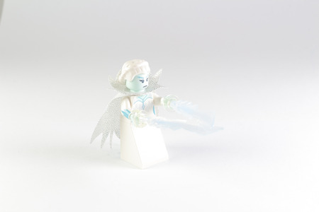 a lego of figure are display on boardのeditorial素材