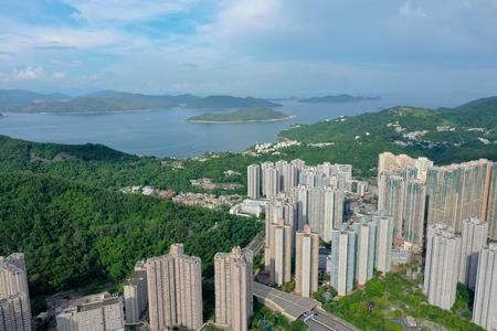 Po Lam district at Hong Kongのeditorial素材