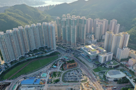 a new town of Tseung Kwan Oのeditorial素材
