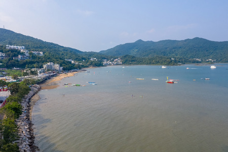 aerial view of Sai Kung, Hong Kong
